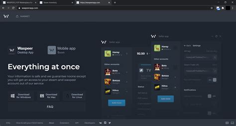 All about WaxPeer desktop application.